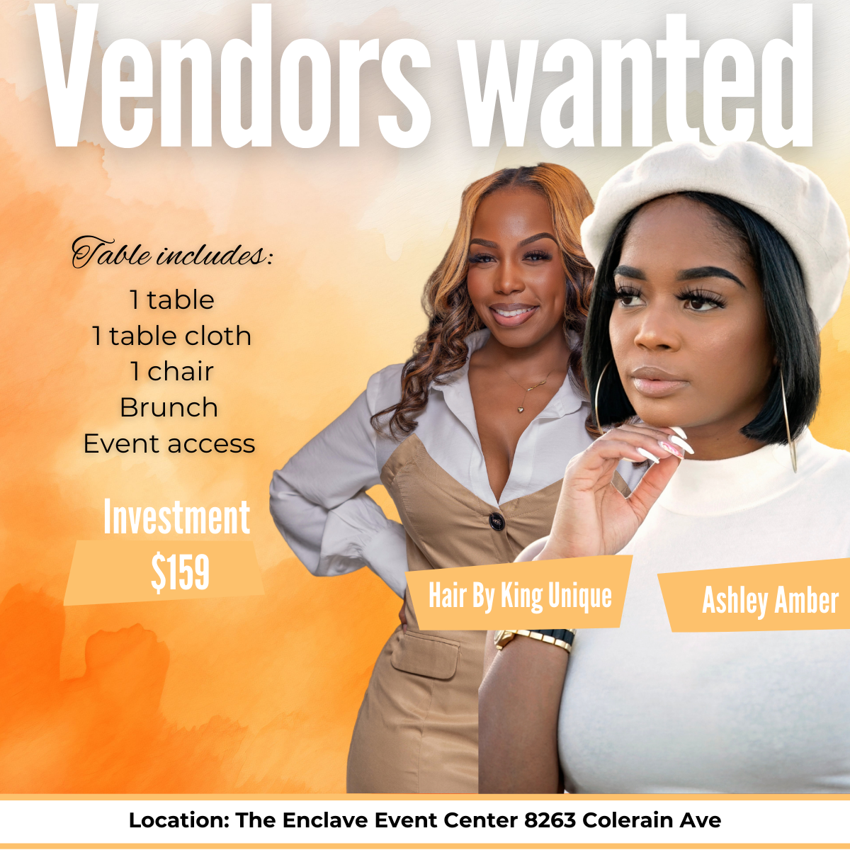 Vendor Table