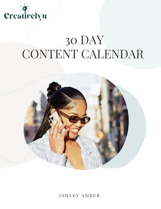 30 day content calendar